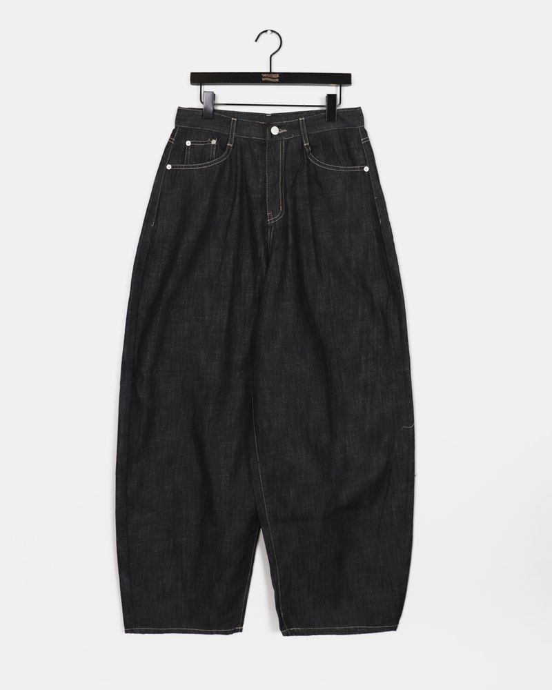 Yuki Raw Denim Balloon Pocket Pants