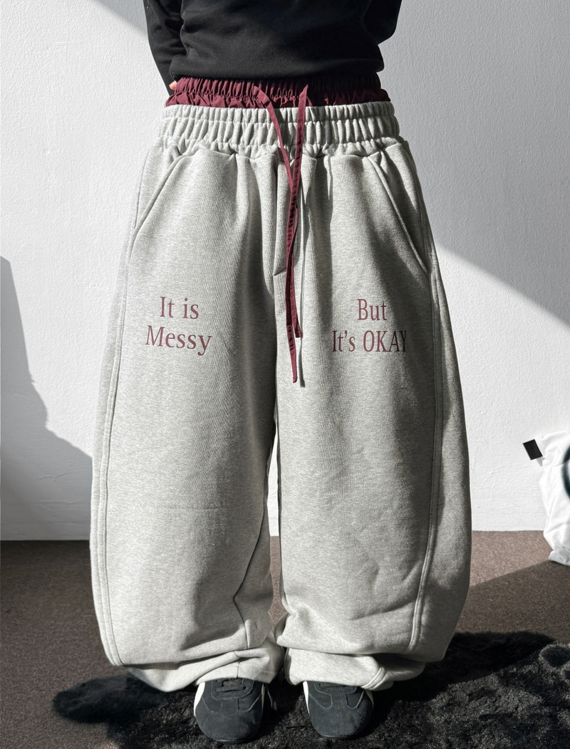 CCORTTI(コルッティ)の「Hip sagging OK Wide Balloon Print Tattoo Long Pants 2 COLOR(Pants)」