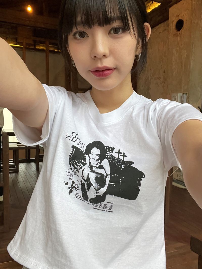 Old vintage crop t