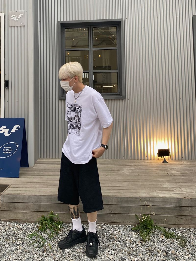 Poster Half Dyed Short Sleeve Tee 2C