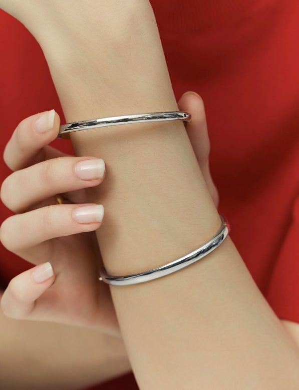 26SS★ [Premium Plating] Essence AB(W) Metal Slim Bangle