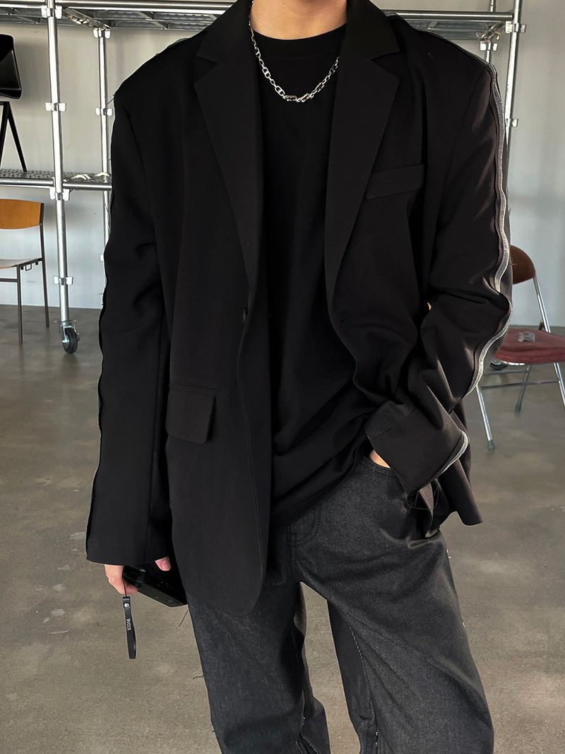 A Nock Deco Denim Jacket (2color)