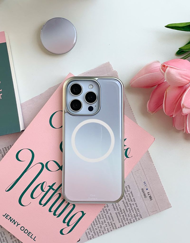 [MADE]FADE シルバーエポキシ MagSafe iPhoneケース