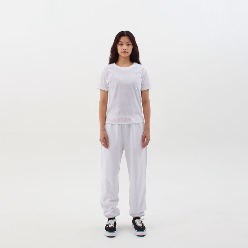1/2 HIGHWAY INN TEE (WHITE/RED)