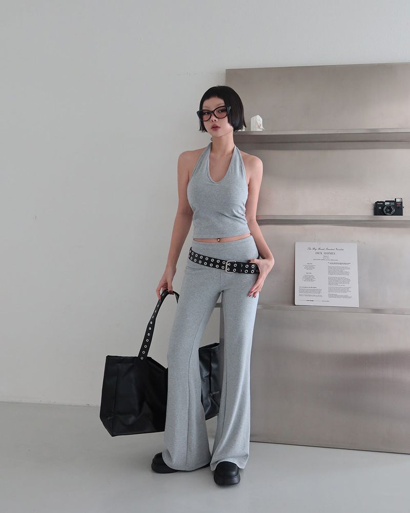 26ss Spring Pad Halterneck Sleeveless