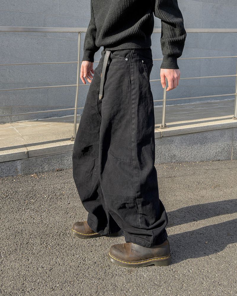 OVRUNE Panel Curved Cotton Pants