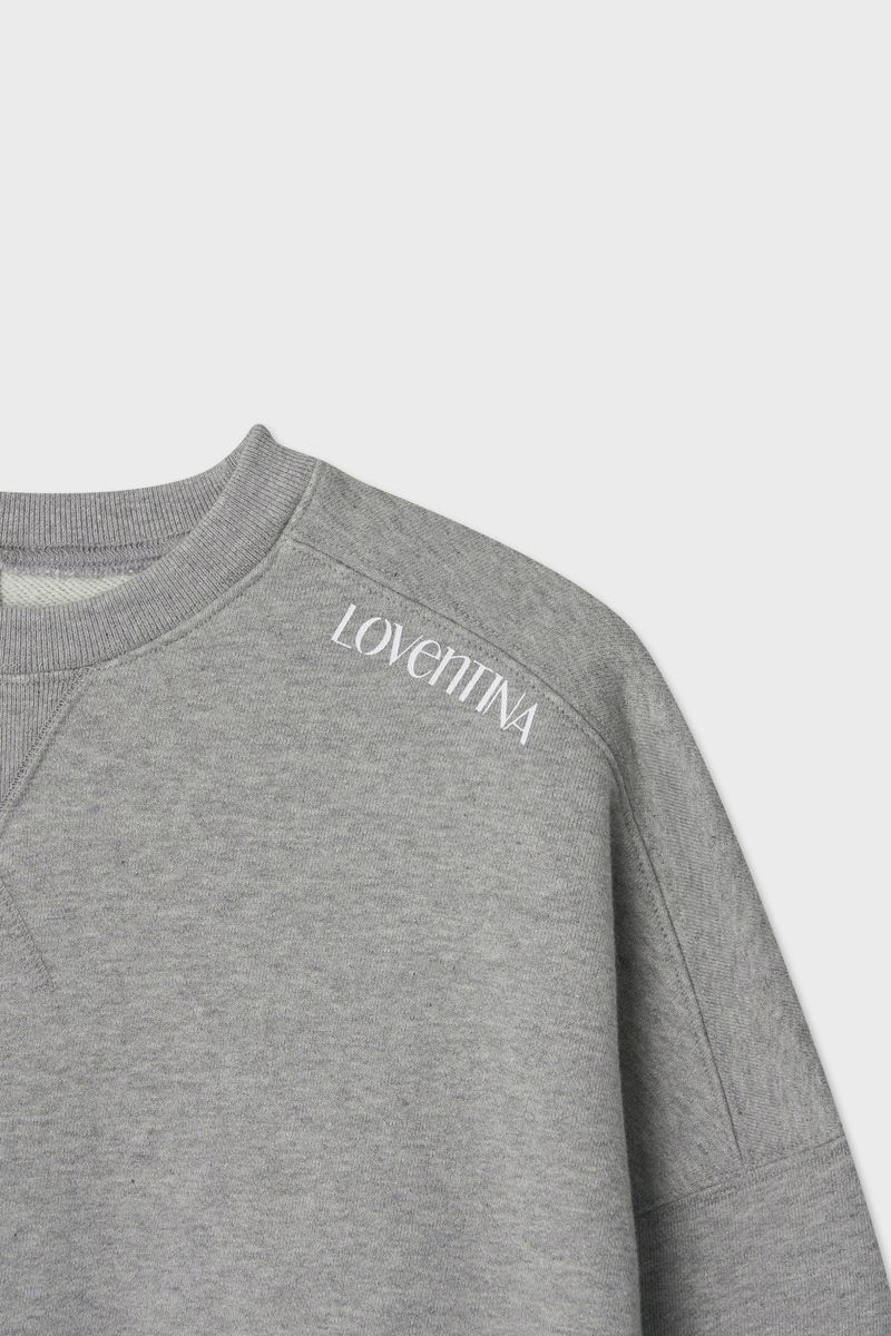 [SET-UP] BIO SWEAT LOGO SET_MELANGE GRAY