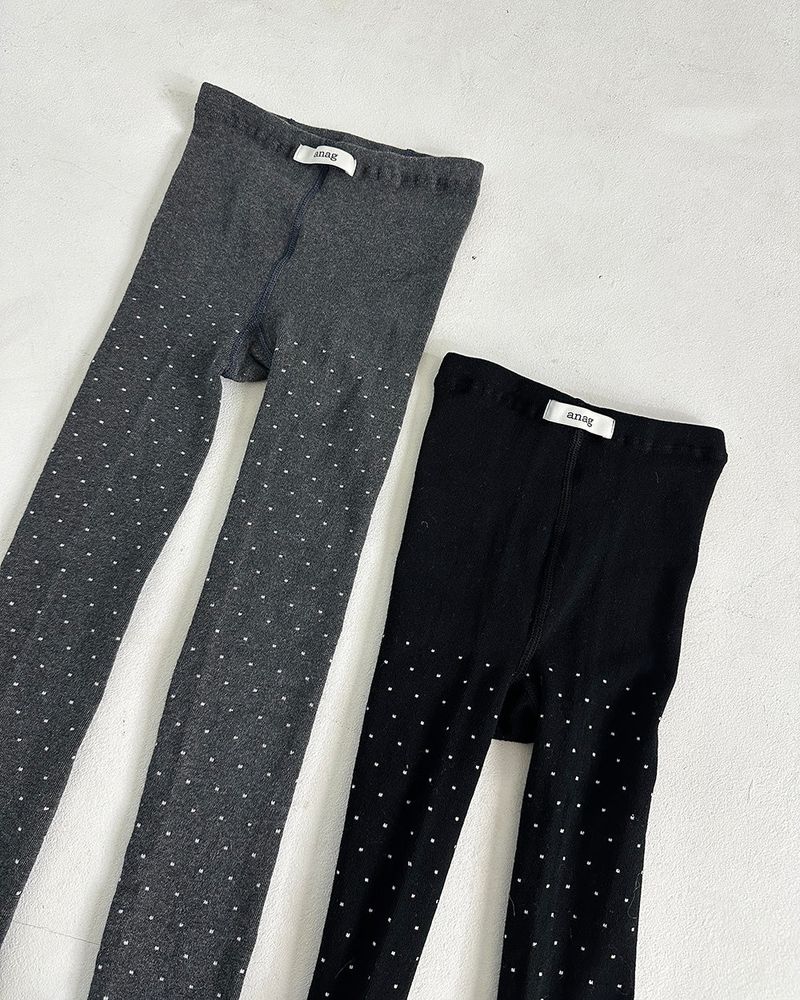 dotted socks stocking leggings