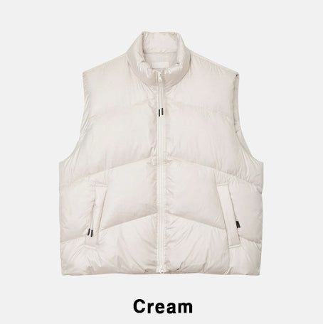 [Duck Down100%] Smore Puffer Down Padding Vest