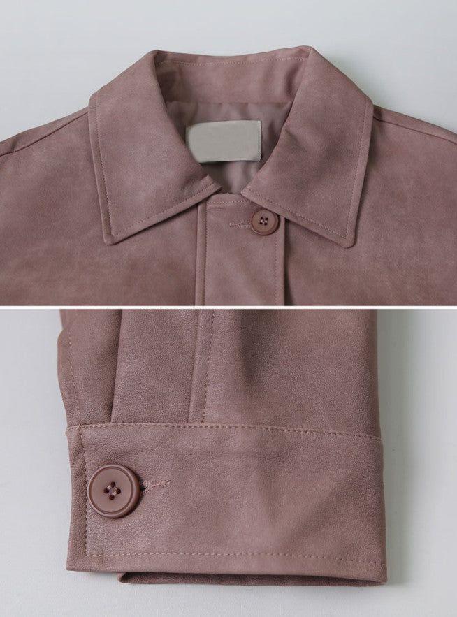 IF Spring Leather Jacket (3color)