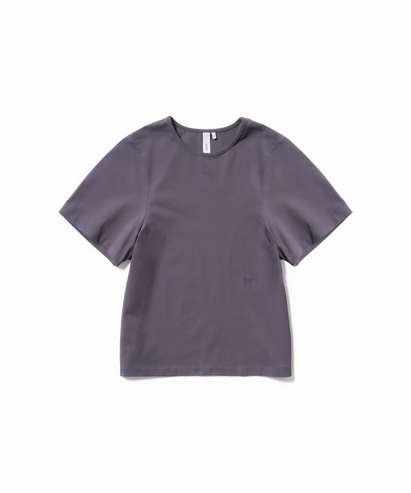 Poev Arched T-Shirt - Charcoal