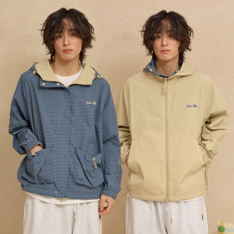 WaiKei(ワイケイ)の「リバーシブルチェックウィンドブレーカー Ver.2(ジャケット/アウター)」