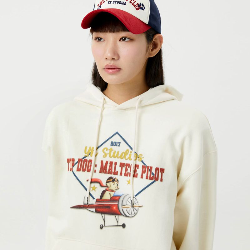 (NO napping) Maltese pilot hood
