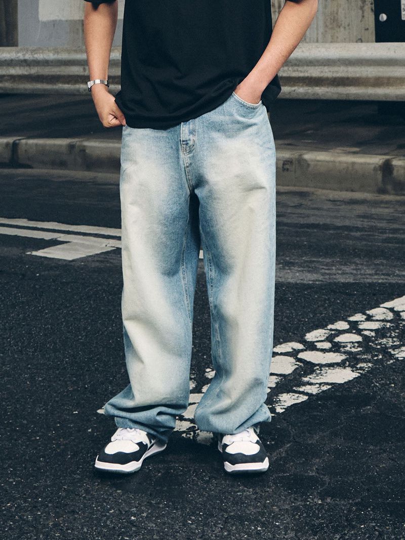 CARPENTER LOOSEFIT DENIM PANTS BRUSH