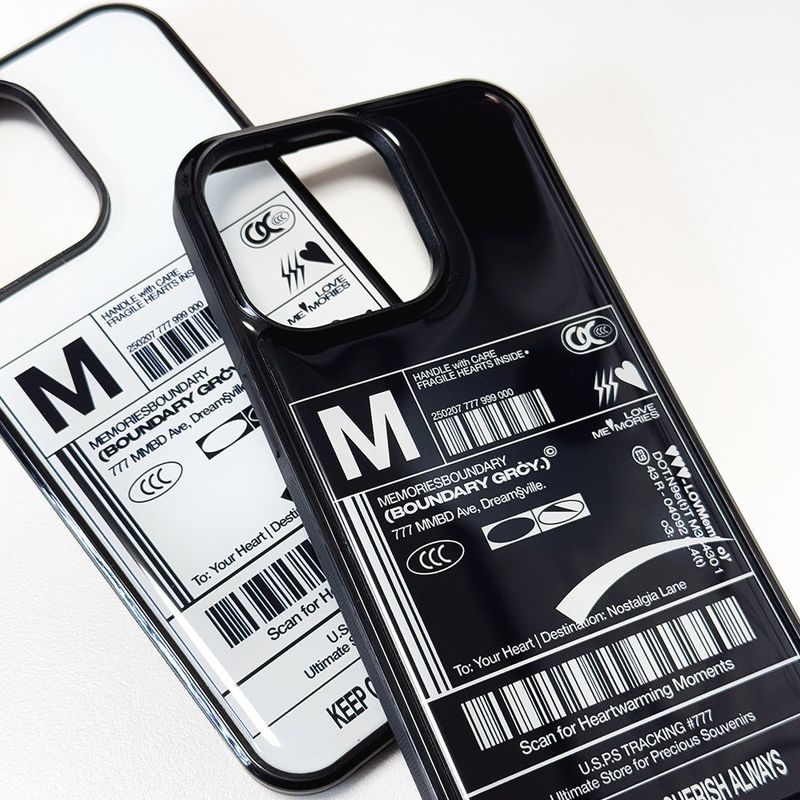 Fresh Love Delivery Label Phone Case (BK)