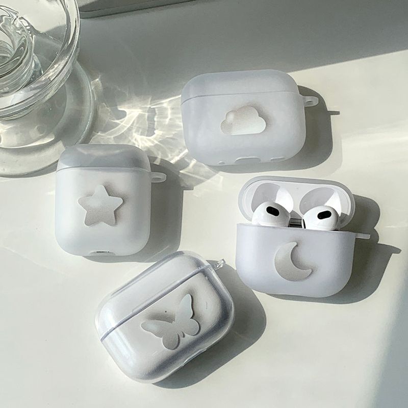 Moon - Sliver Weather AirPods Case_matt
