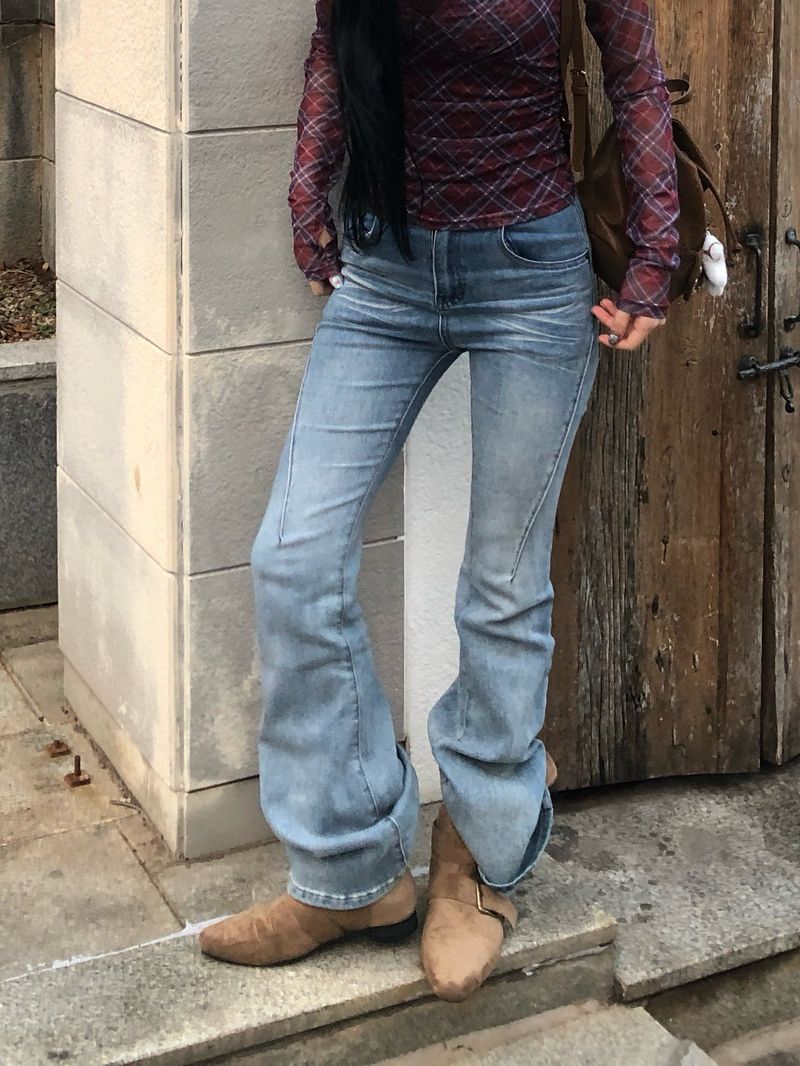 Vintage Two Line Bootcut Denim