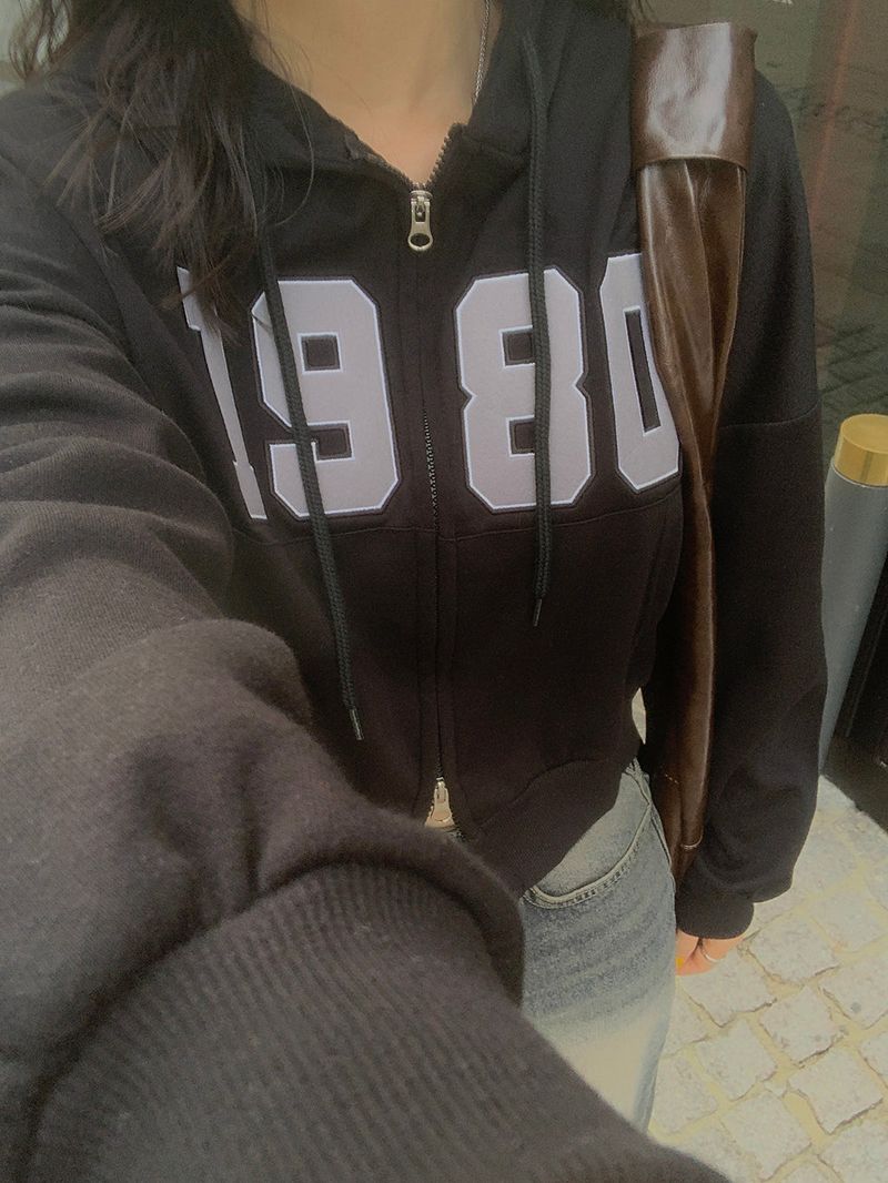 [Additional Fluff option] 1980 two-way hooded zip-up
