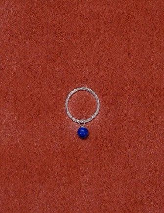 Lapis Lazuli Ball Spining Ring