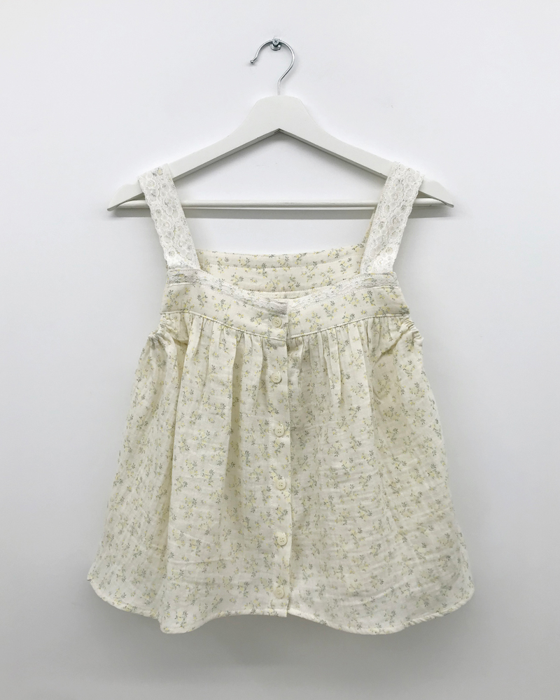 Depe Floral Button Blouse (2color)