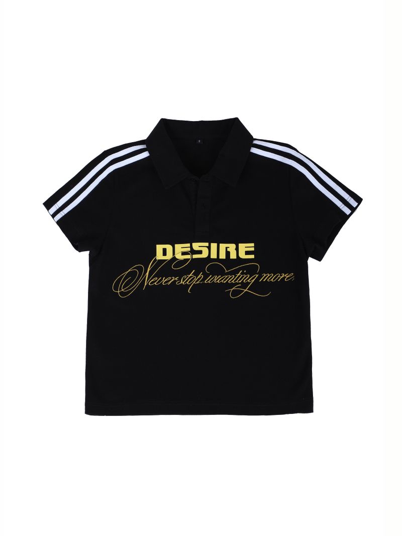 SEXXDEVIL（セックスデビル）の「SEXXDEVIL“DESIRE” Black&Gold Polo Shirt（Tops）」