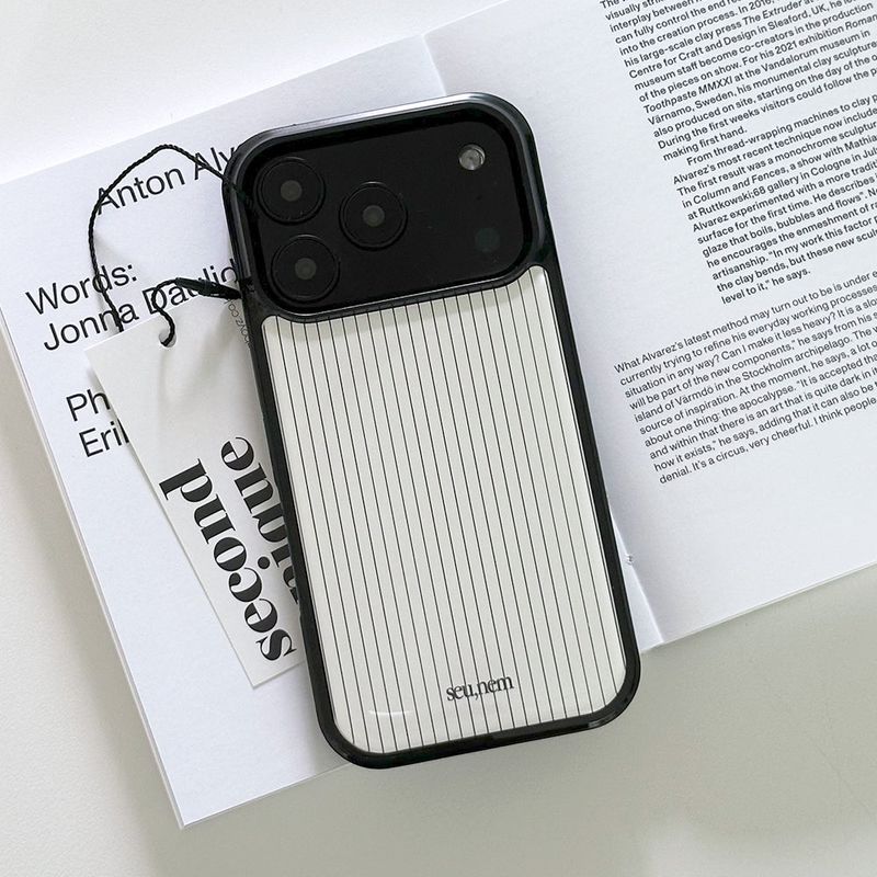 SUN CASE GRAPHIC STRIPE WHITE
