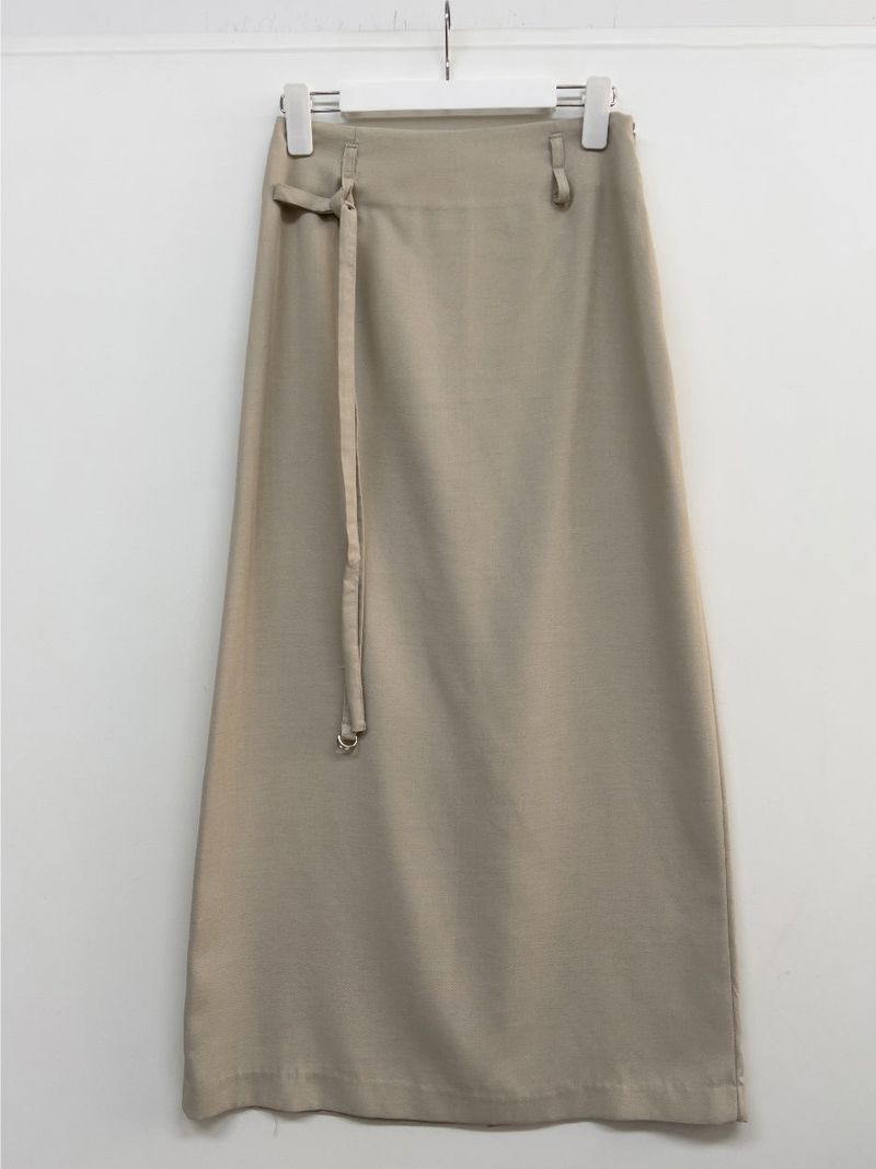 Momento Linen Long Skirt