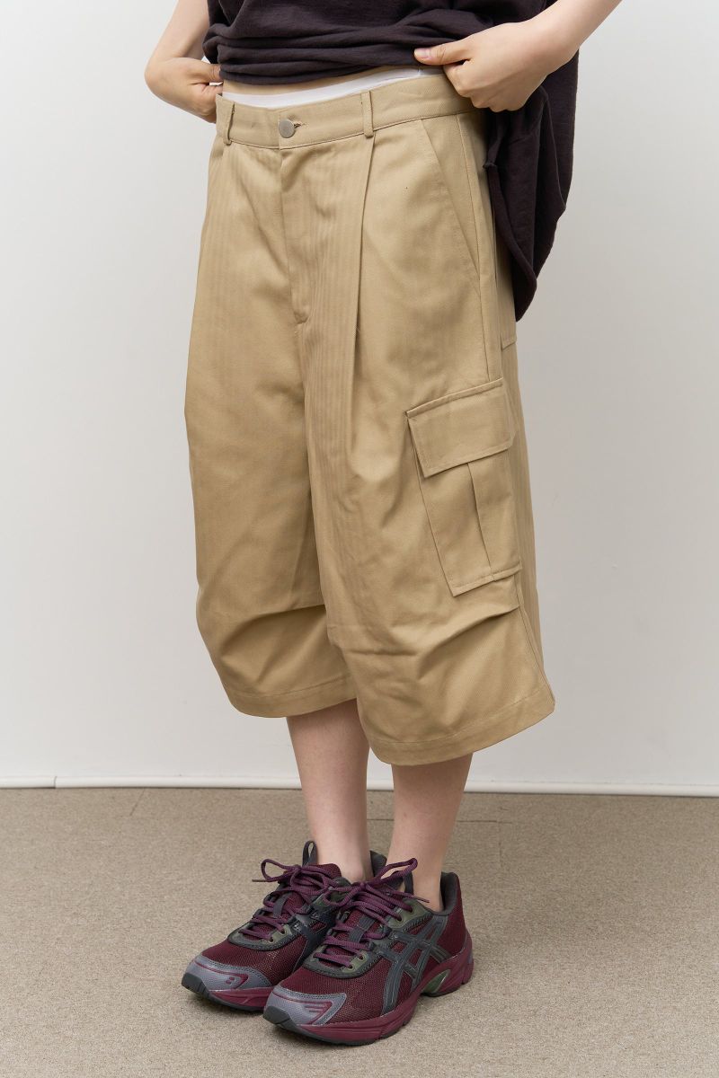 Pard Herringbone Cargo Bermuda