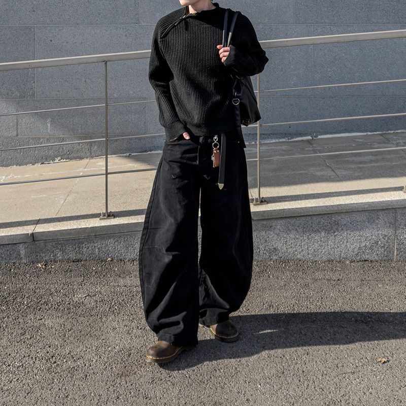 Niv Shoulder Zip-Up Regular Knit