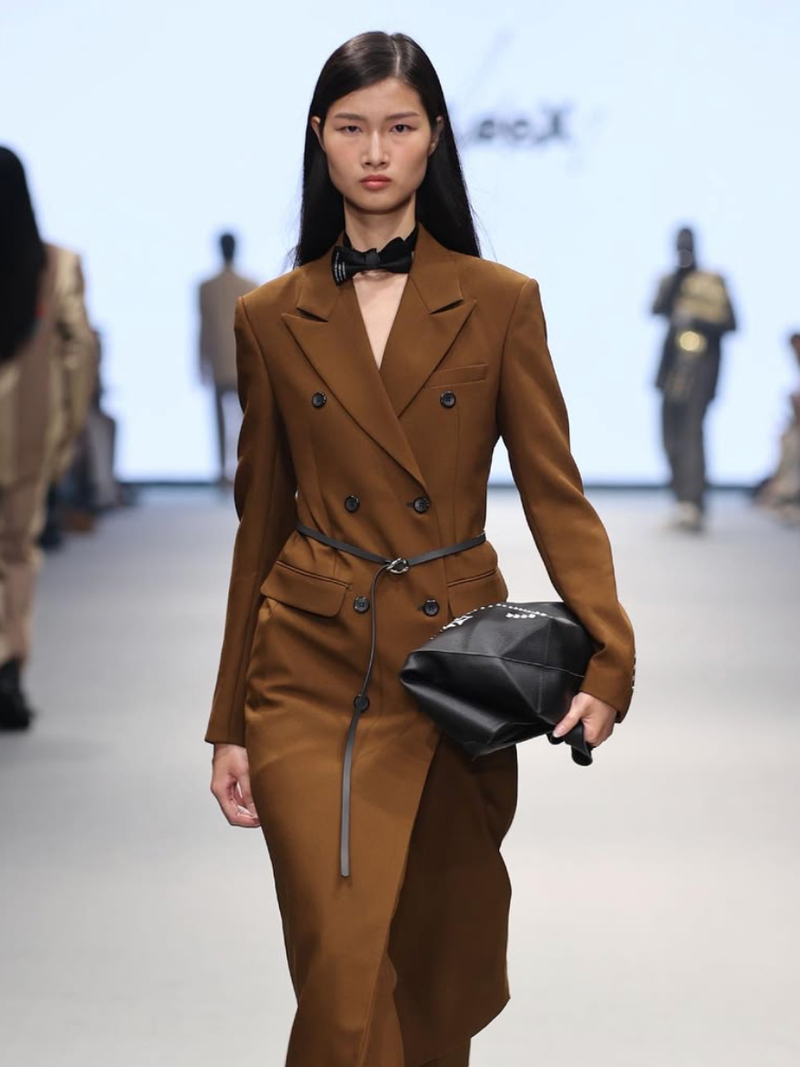 WooLeeX（ウーリーエックス）の「Brown Lady  Coat（Jackets/Outerwear）」