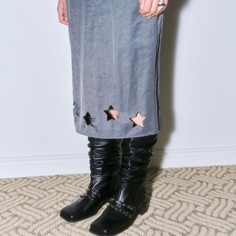 VISUAL COLLECTOR（ビジュアルコレクター）の「Star Laser Cut Skirt（Skirts）」
