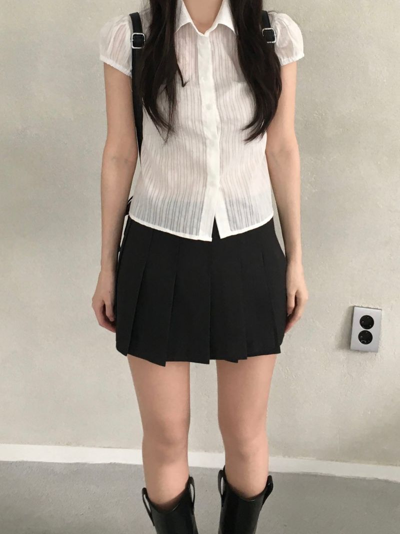Elly Puff Blouse (2 colors)