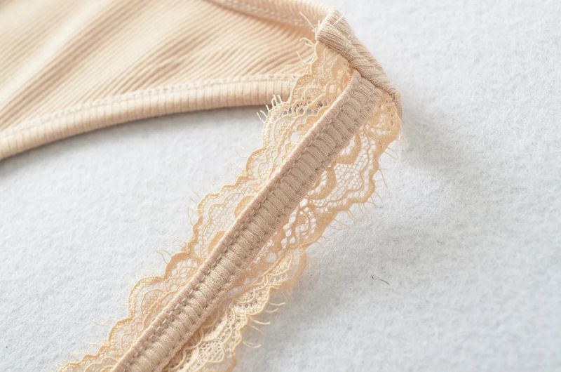Marie Brown Lace Slim Top