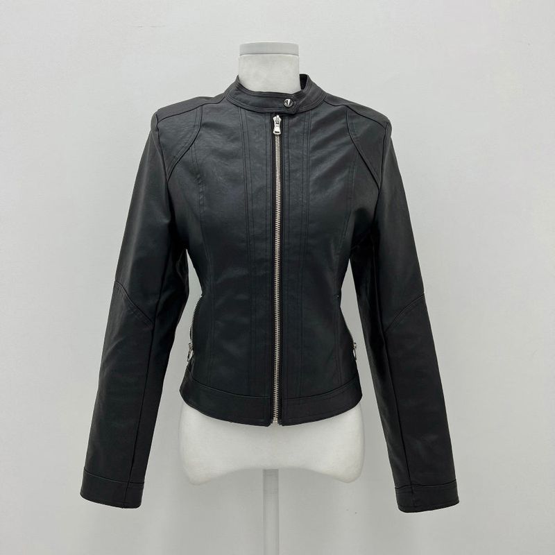 Y2K echo leader rider jacket (Black)