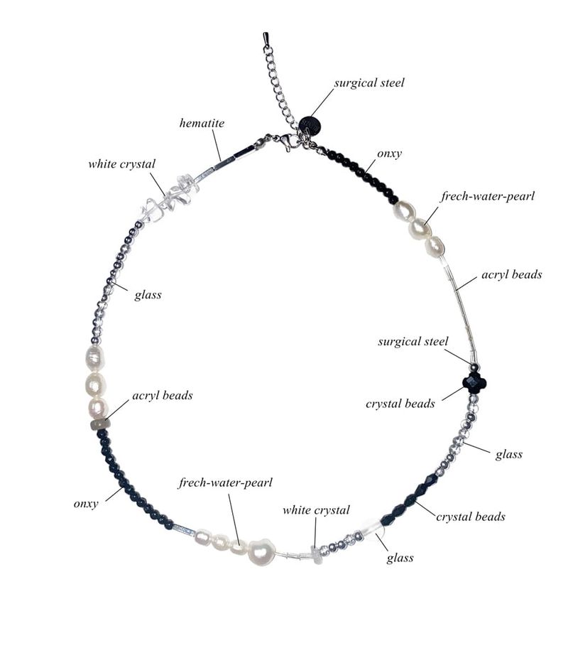 pearl mix necklace