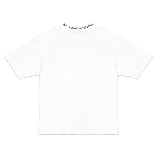 TZ RIB OVERSIZED TEE WHITE