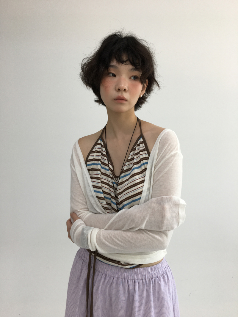 If Strap Halterneck Sleeveless (2color)
