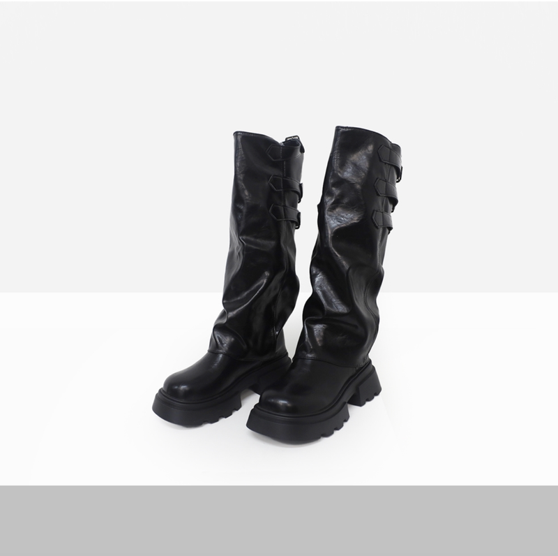 Romina Backstrap Long Boots