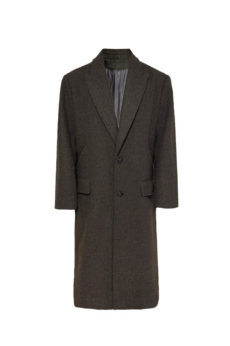 JCAESAR(ジュリウス・シーザー)の「Houndstooth Wool Peak Coat(Jackets/Outerwear)」