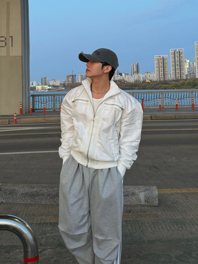 Banded ma-1 windbreaker