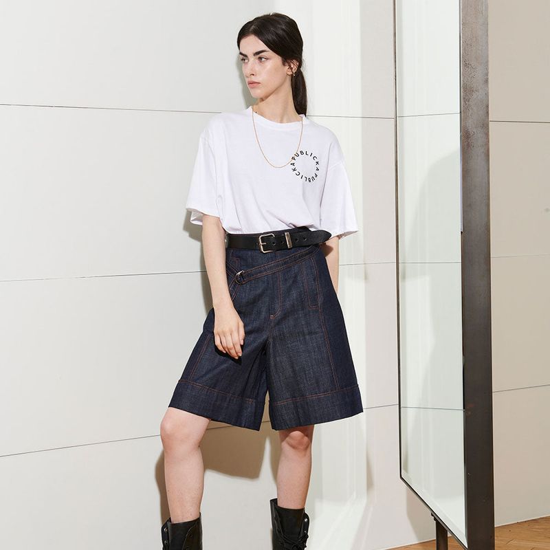  DIJON HALF PANTS, DENIM