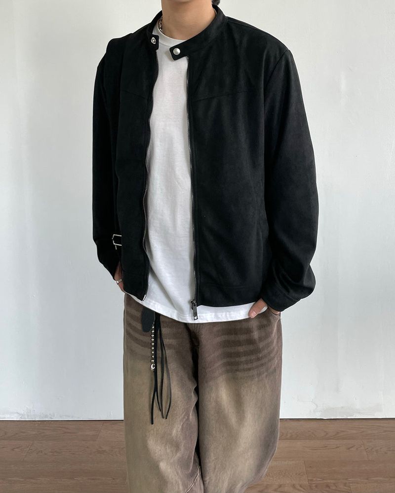 Nova Suede Snap Jacket