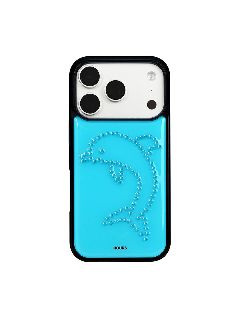 cubic neon case (dolphin)