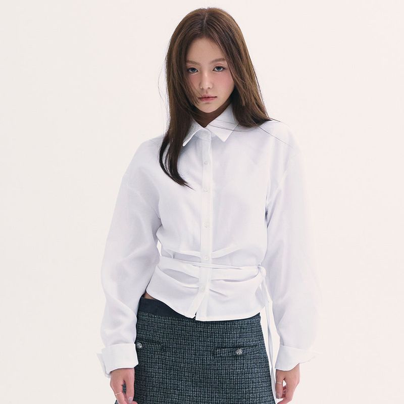b able two（ビーエイブルトゥー）の「レオナシャーリングシャツ（トップス）」
