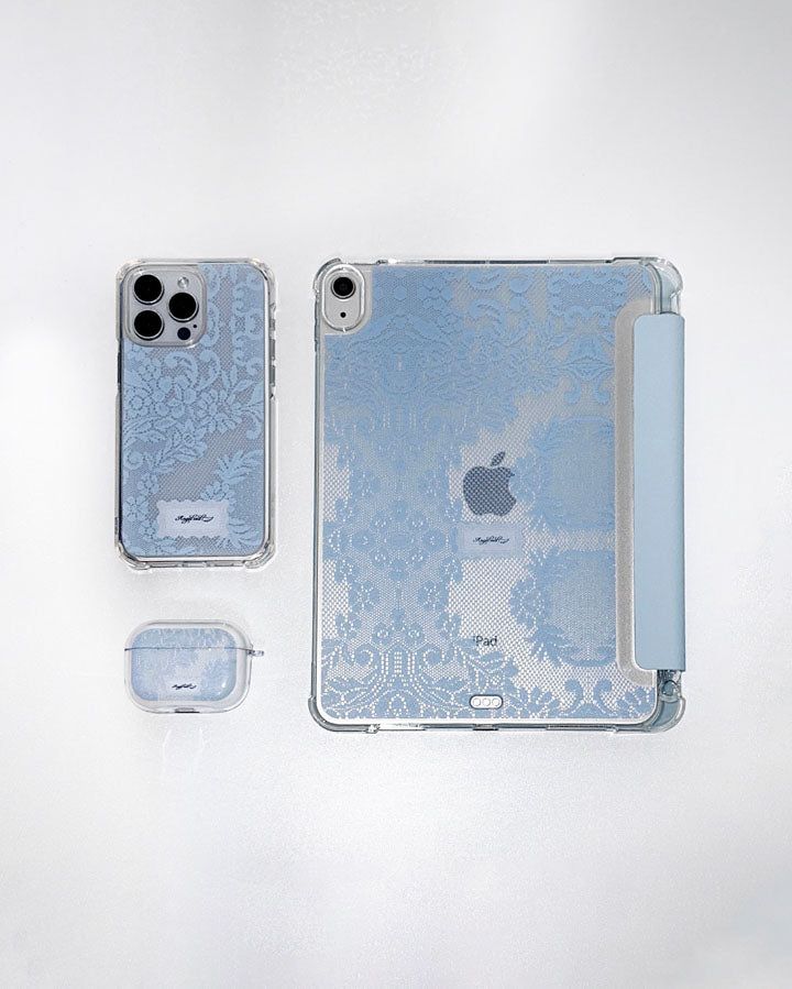 Angel Veil Lace ipad Case rainbow