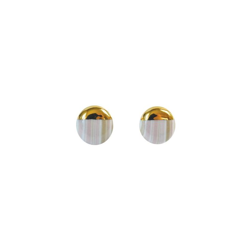 2021 Pantone Stratum daily round earring (PB)
