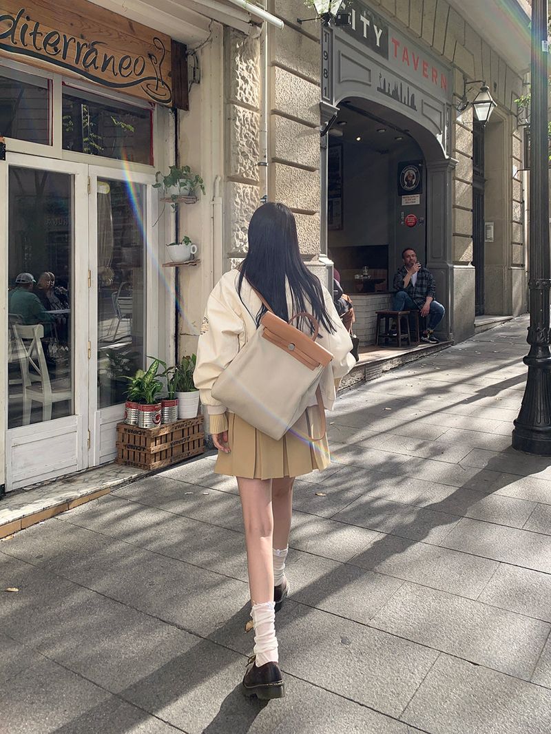 [MADE] Peto Pintuck Mini Skirt