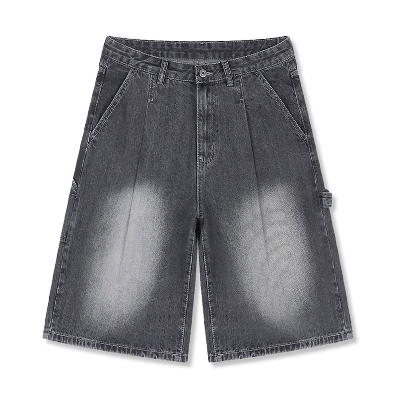 urban carpenter bermuda denim pants (gray)