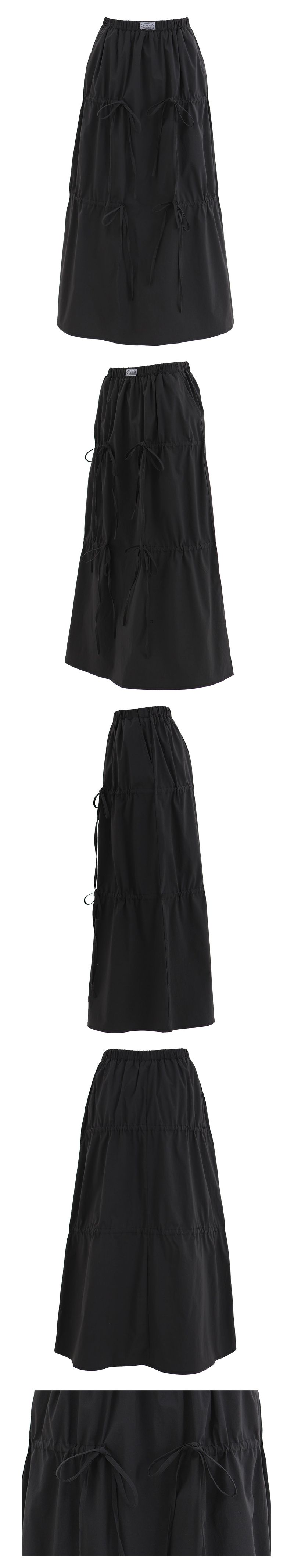 PARTY SKIRT IN BLACK