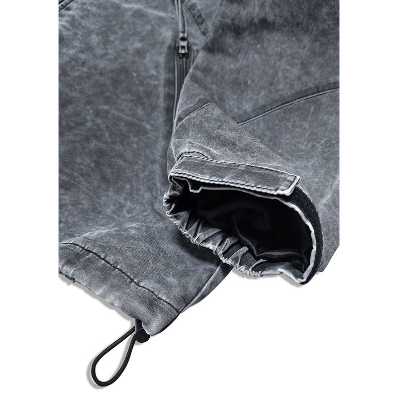 BLEACH LINED JACKET . DIRTY BLACK
